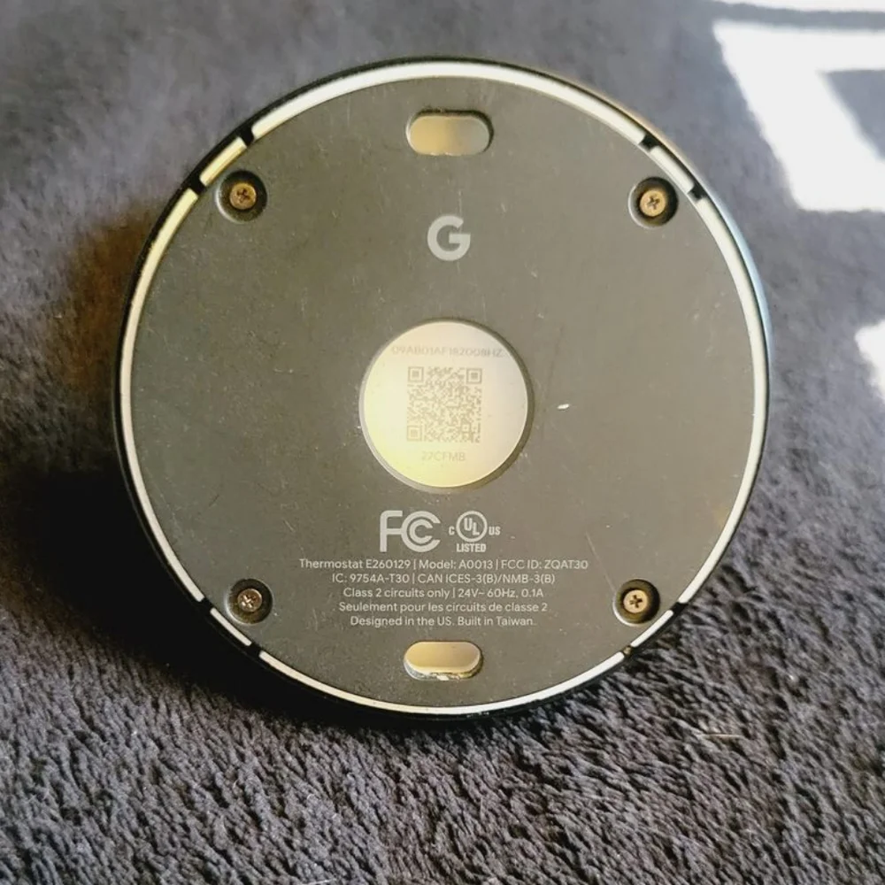 Google thermostats (x2) READ DESCRIPTION